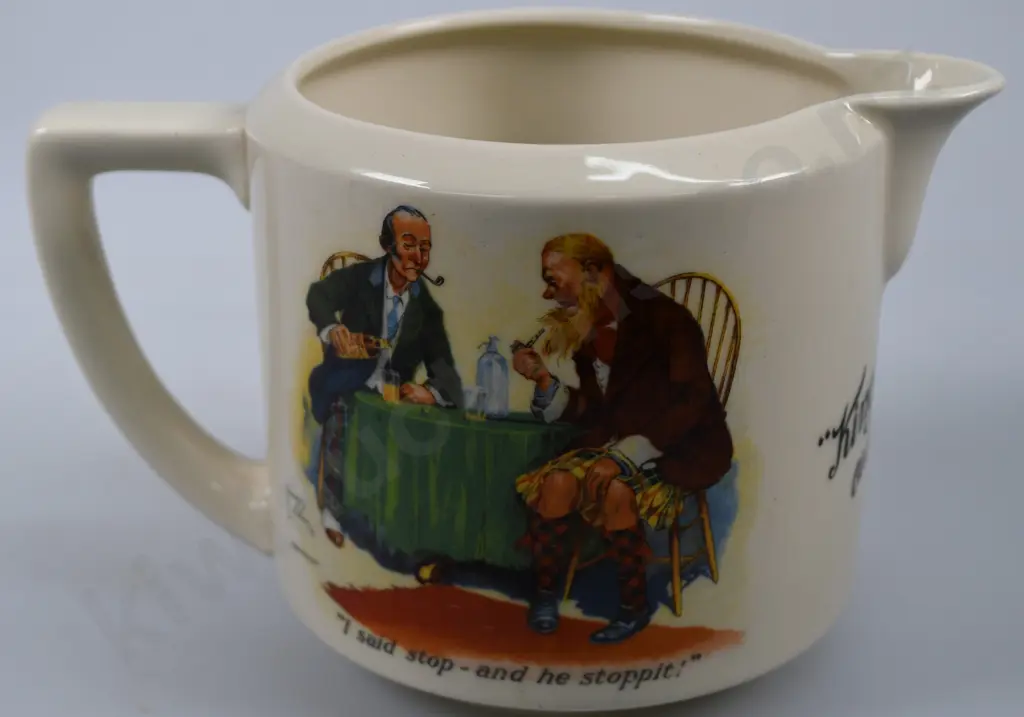 KING GEORGE IV SCOTCH WHISKY ADVERTISING JUG Image 1++