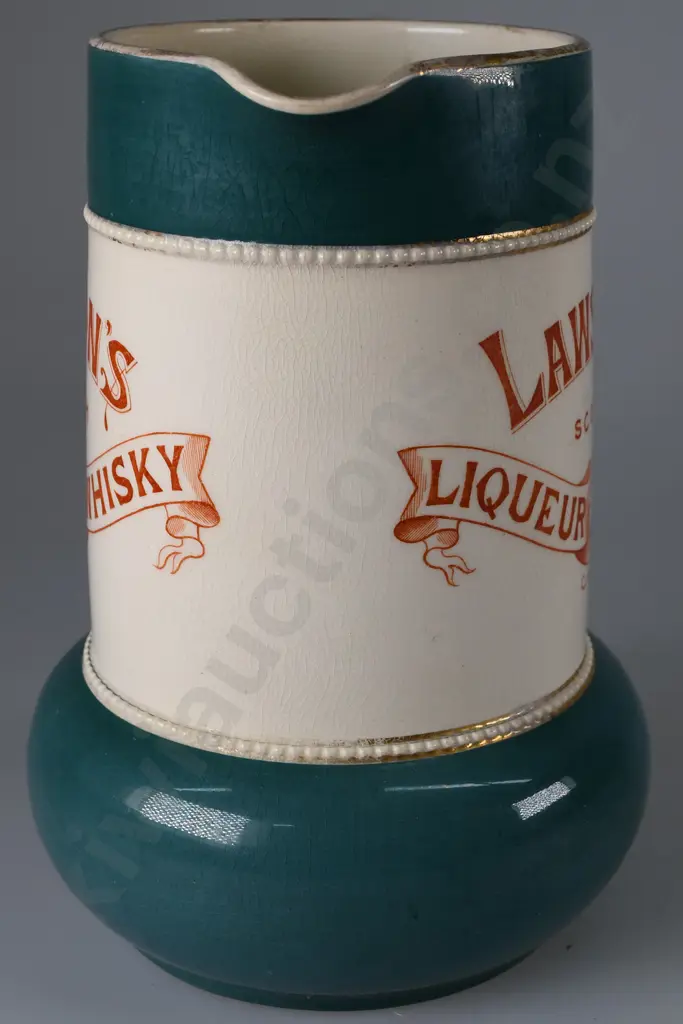 LAWSON'S SCOTCH LIQUEUR WHISKY WATER JUG Image 1++