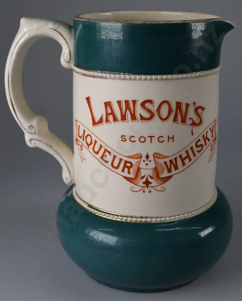 LAWSON'S SCOTCH LIQUEUR WHISKY WATER JUG Image 1++