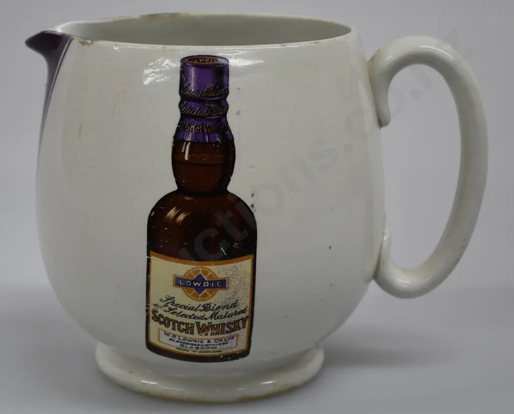 LOWRIE SCOTCH WHISKY WATER JUG Image 1++