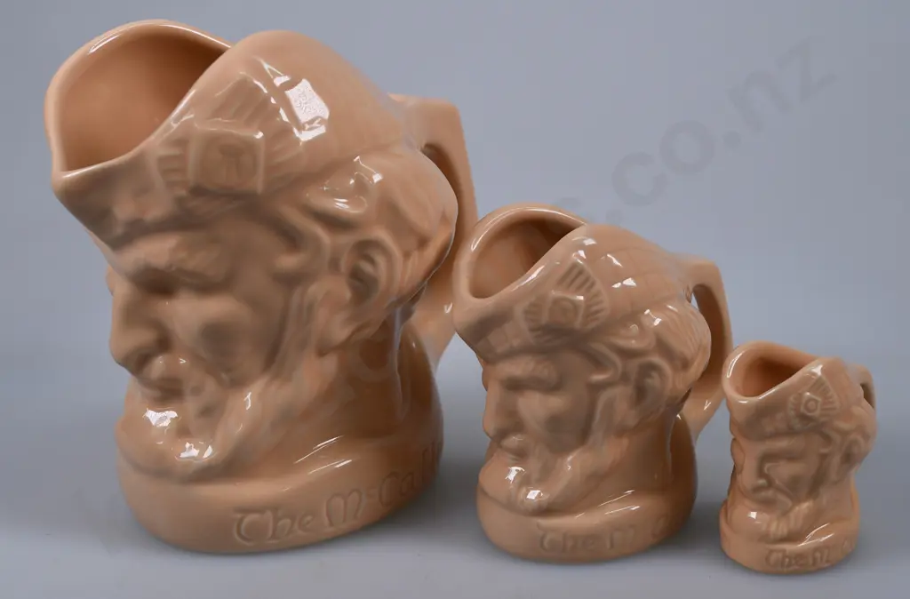 MCCALLUM CHARACTER WHISKY WATER JUGS, SOFT PINK Image 1++