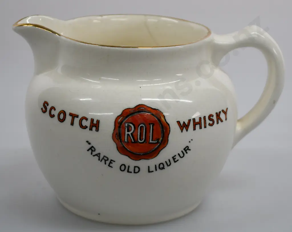 RARE OLD LIQUEUR SCOTCH WHISKY WATER JUG Image 1++