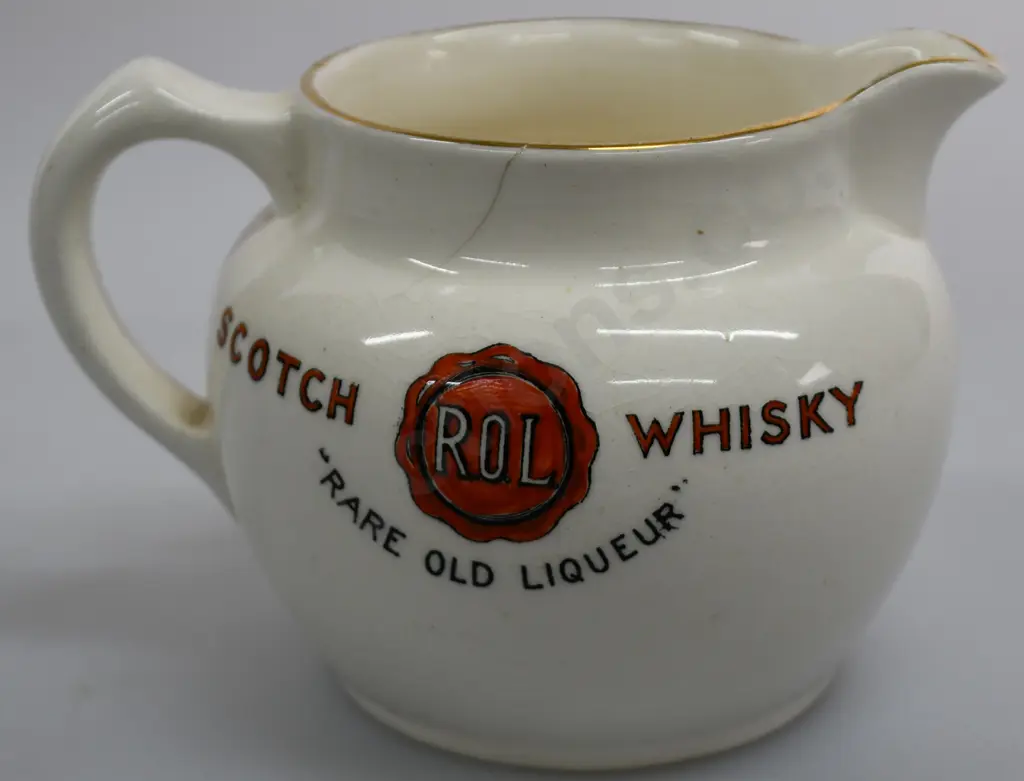 RARE OLD LIQUEUR SCOTCH WHISKY WATER JUG Image 1++