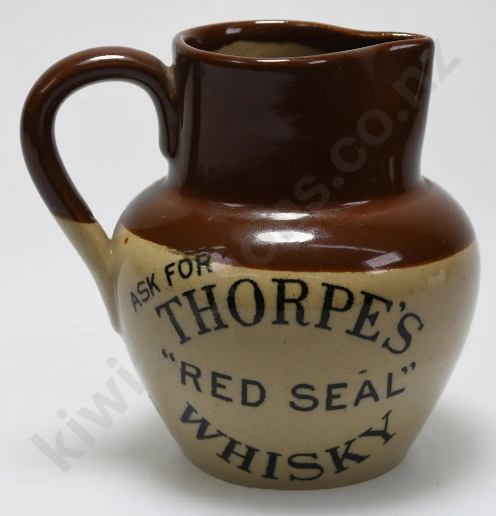 THORPE'S RED SEAL WHISKY JUG Image 1++
