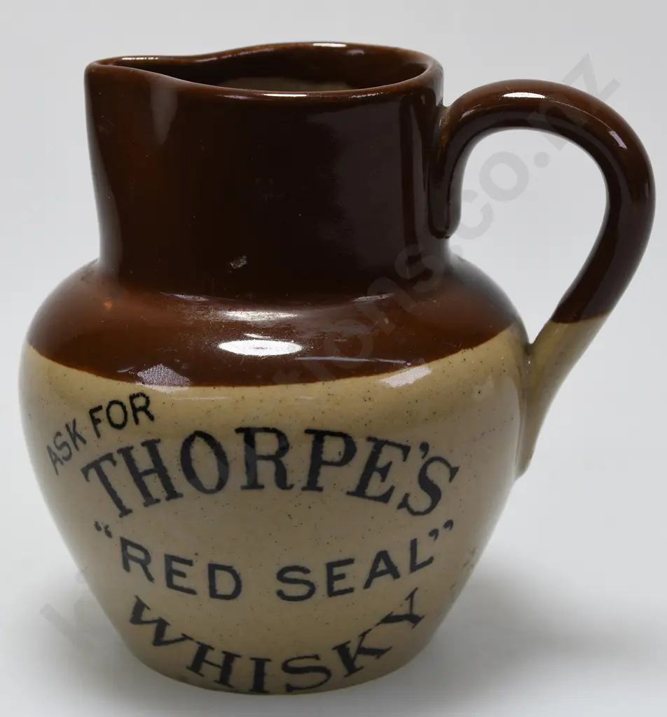 THORPE'S RED SEAL WHISKY JUG Image 1++