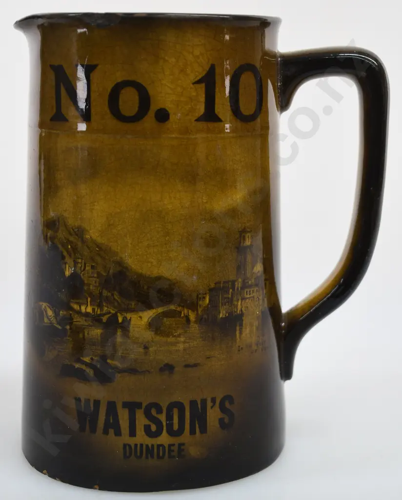 WATSON'S No 10 ADVERTISING WATER JUG Image 1++