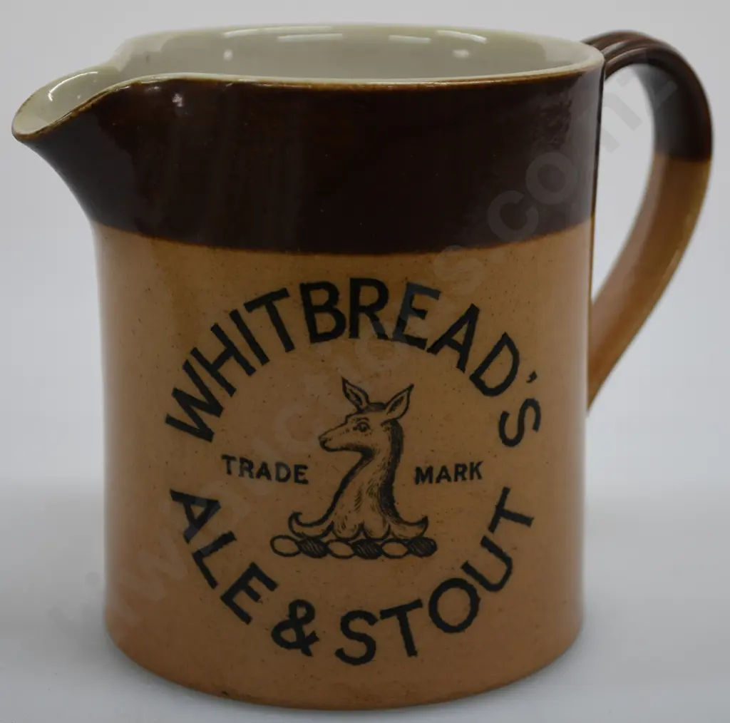 WHITBREAD ADVERTISING BREWERY WATER JUG Image 1++