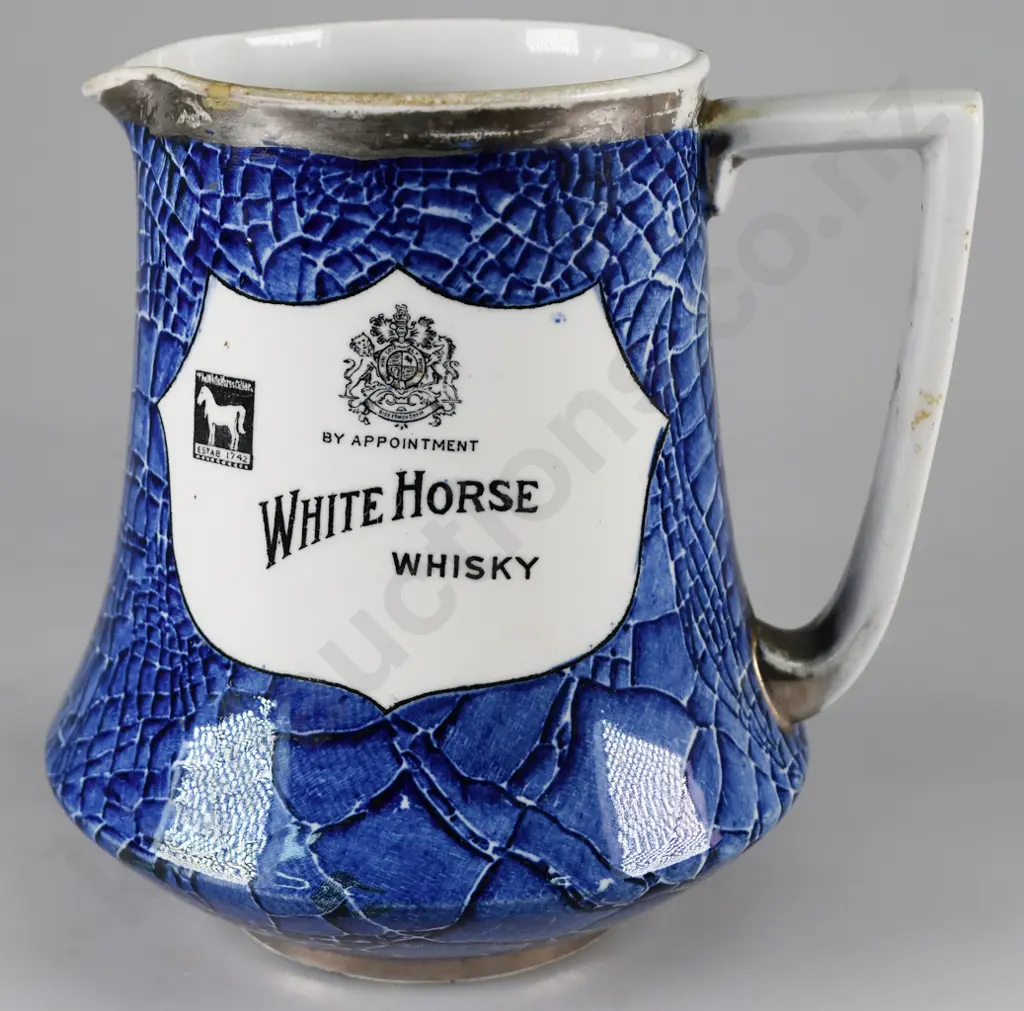 WHITE HORSE WHISKY ADVERTISING WATER JUG Image 1++