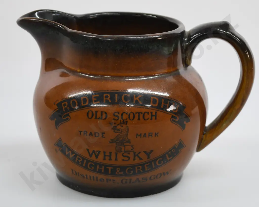 WRIGHT & GREIG OLD SCOTCH WHISKY JUG Image 1++