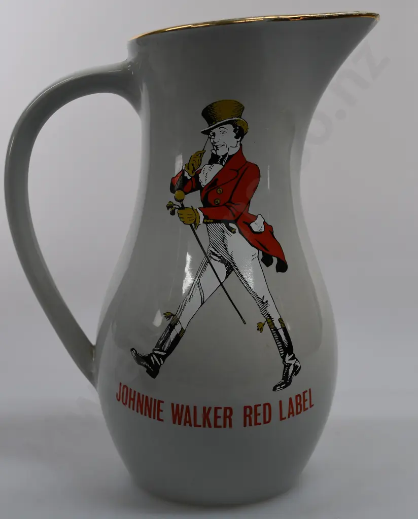 JOHNNIE WALKER SCOTCH WHISKY ADVERTISING WATER JUG Image 1++
