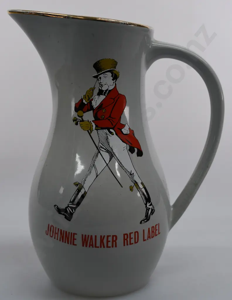 JOHNNIE WALKER SCOTCH WHISKY ADVERTISING WATER JUG Image 1++