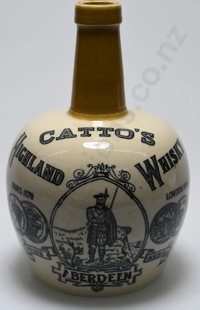 CATTO’S STONEWARE WHISKY JUG Image 1++
