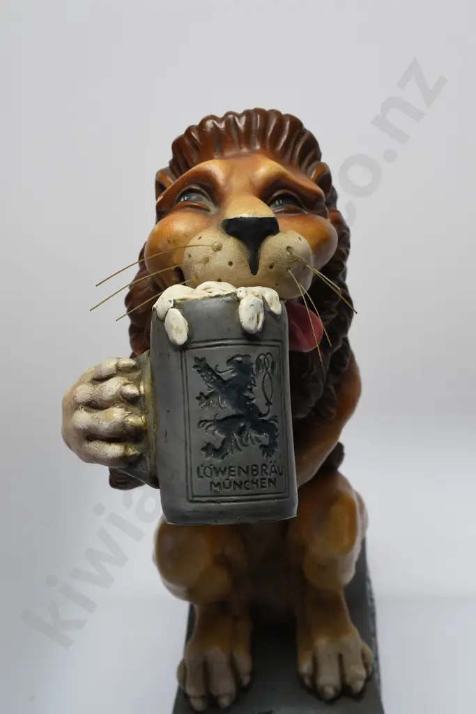 LOWENBRAU BEER ADVERTISING STATUE Image 1++