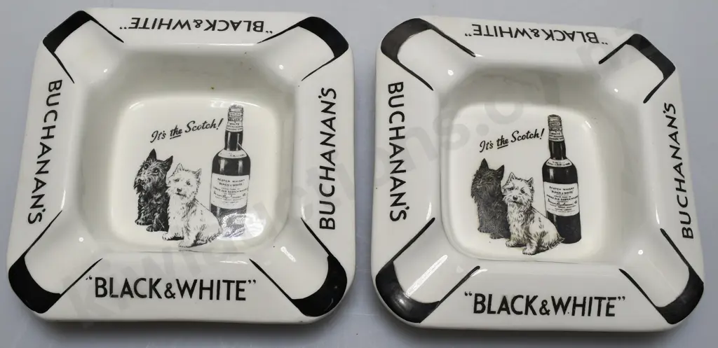 BLACK & WHITE ASHTRAYS Image 1++
