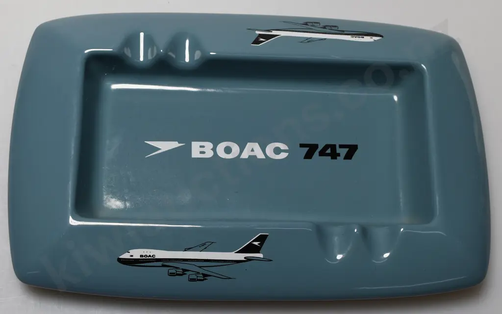 BOAC 747 ADVERTISING ASHTRAY Image 1++