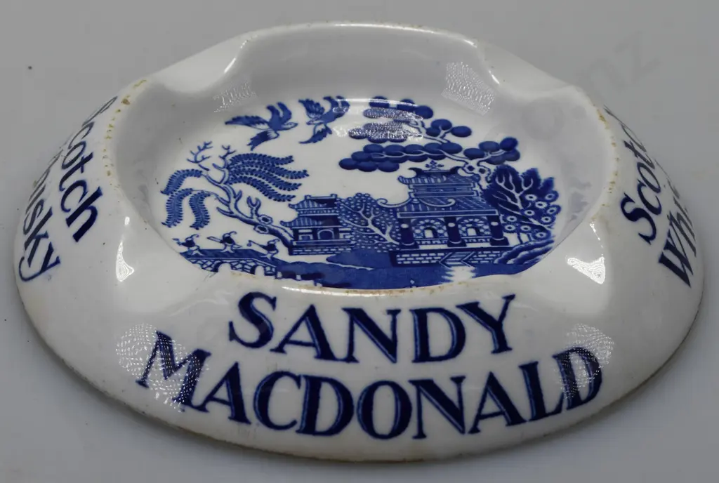 SANDY MACDOONALD SCOTCH WHISKY ASHTRAY Image 1++