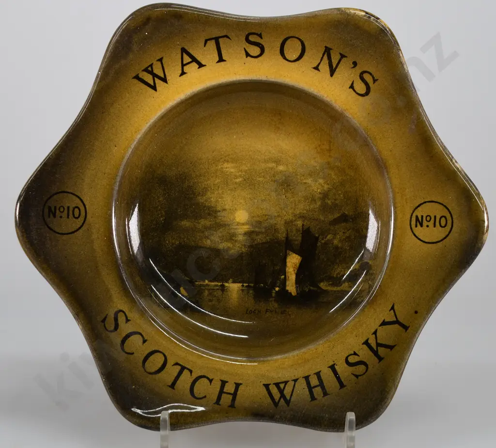 WATSON'S NO 10 SCOTCH WHISKY ASHTRAY Image 1++
