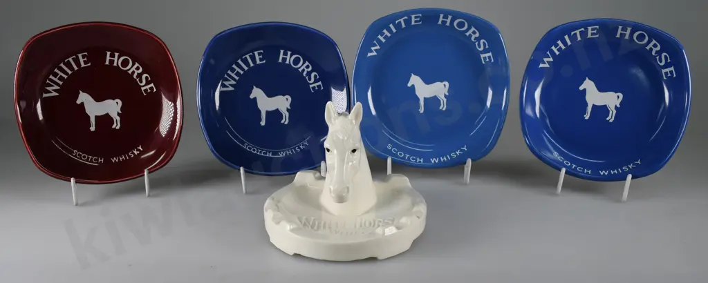 WHITE HORSE ASHTRAYS Image 1++