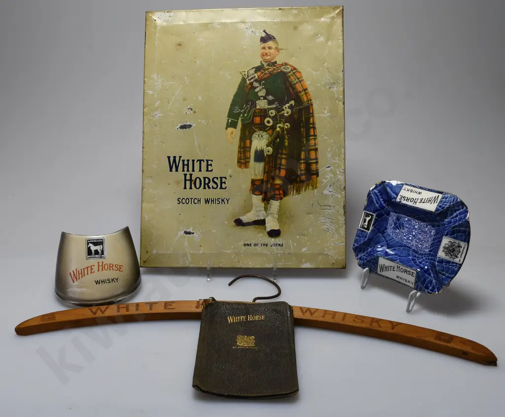 WHITE HORSE WHISKY ADVERTISING ITEMS Image 1++