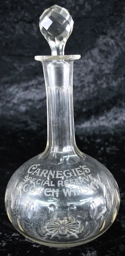 CARNEGIE'S WHISKY DECANTER Image 1++