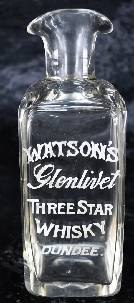 WATSON’S GLASS WHISKY CARAFE Image 1++