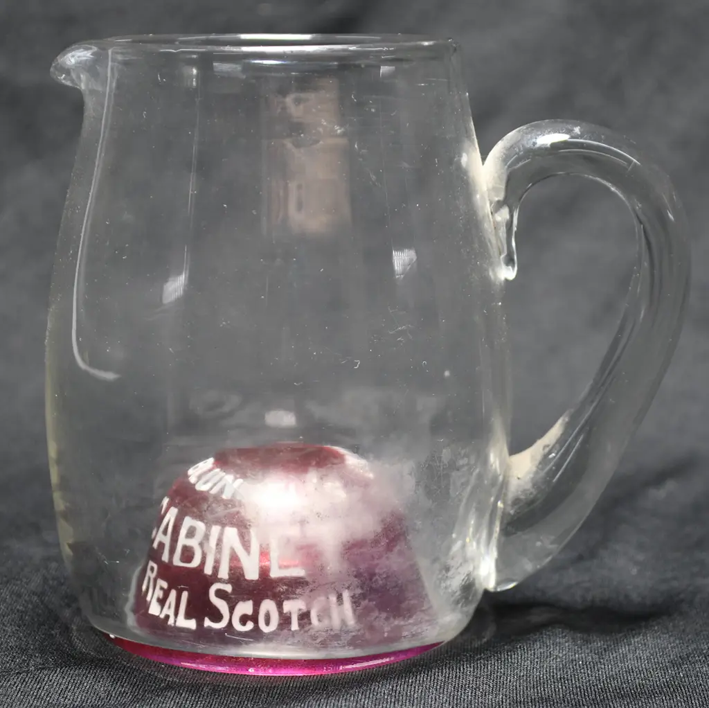 BLUNDELL'S CABINET REAL SCOTCH GLASS WATER JUG Image 1++