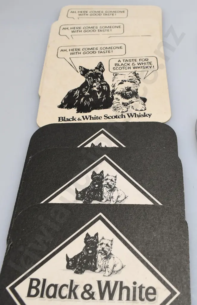 ASSORTED BLACK AND WHITE COLLECTABLES Image 1++