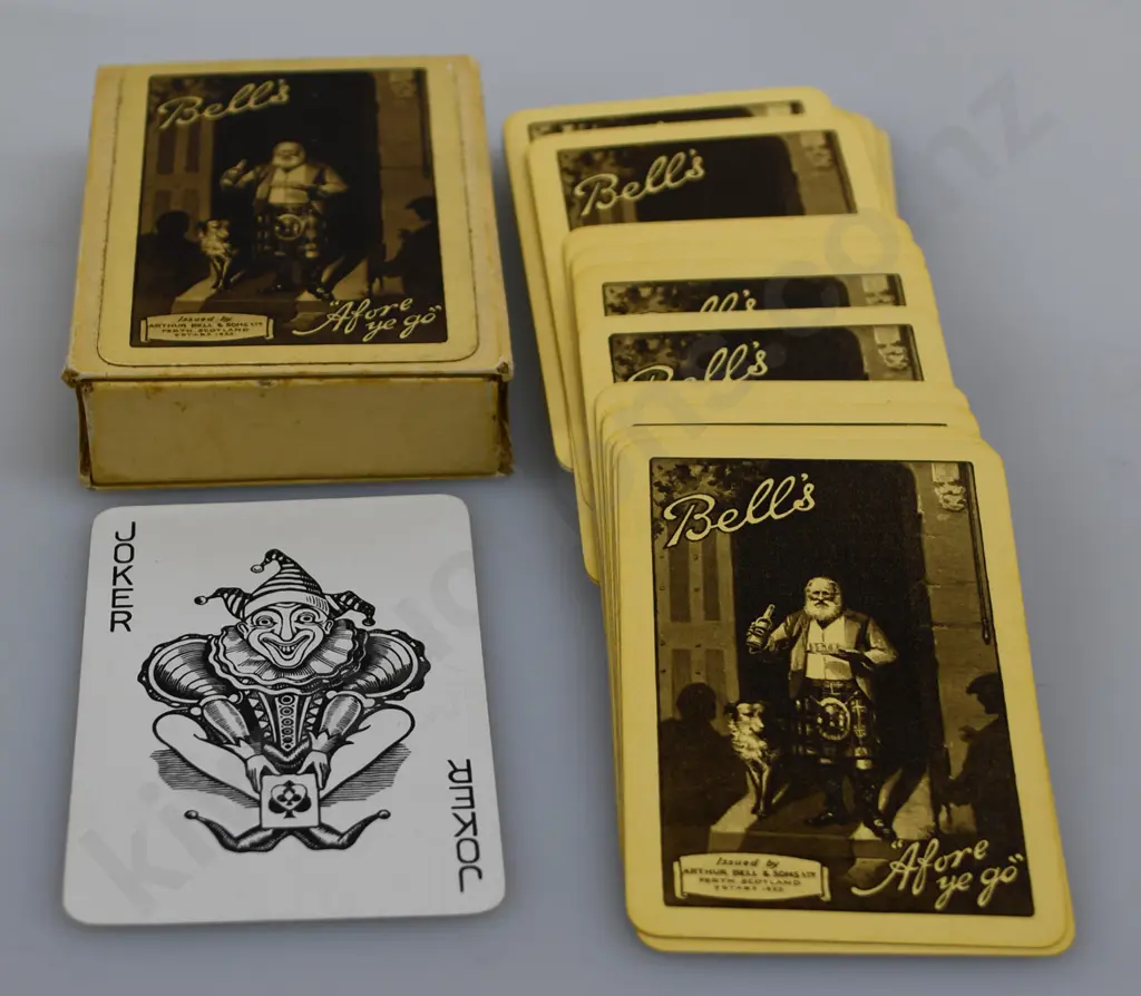 BELL'S AFORE YE GO PLAYING CARDS Image 1++