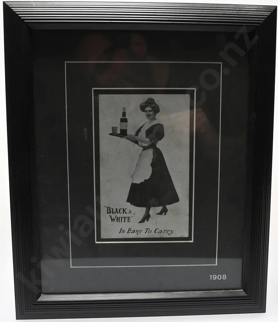 BLACK & WHITE ADVERTISING PRINT Image 1++