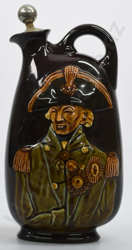 ROYAL DOULTON KINGSWARE FLASK NELSON Image 1++