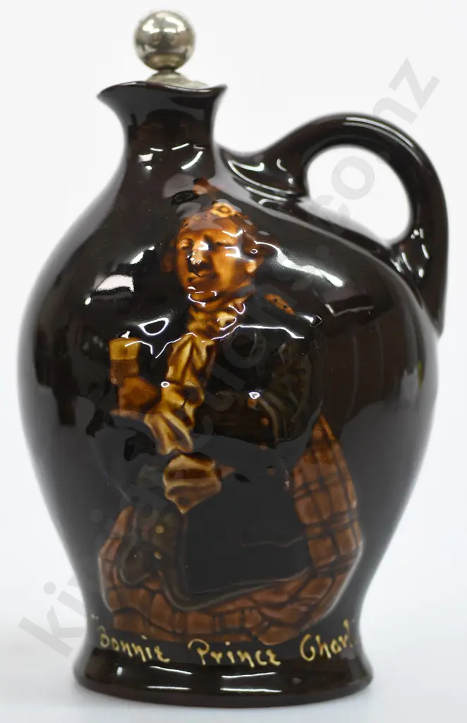 ROYAL DOULTON KINGSWARE FLASK BONNIE PRINCE CHARLIE Image 1++