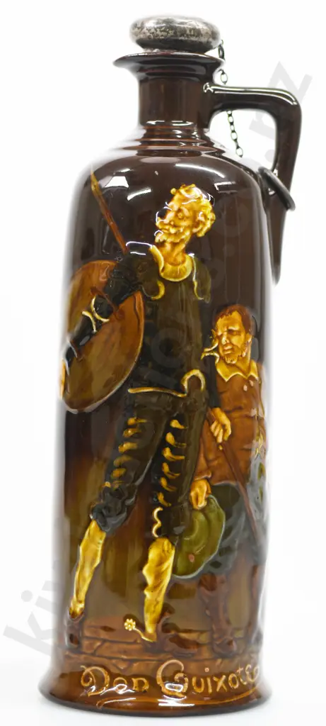 ROYAL DOULTON KINGSWARE FLASK DON QUIXOTE Image 1++