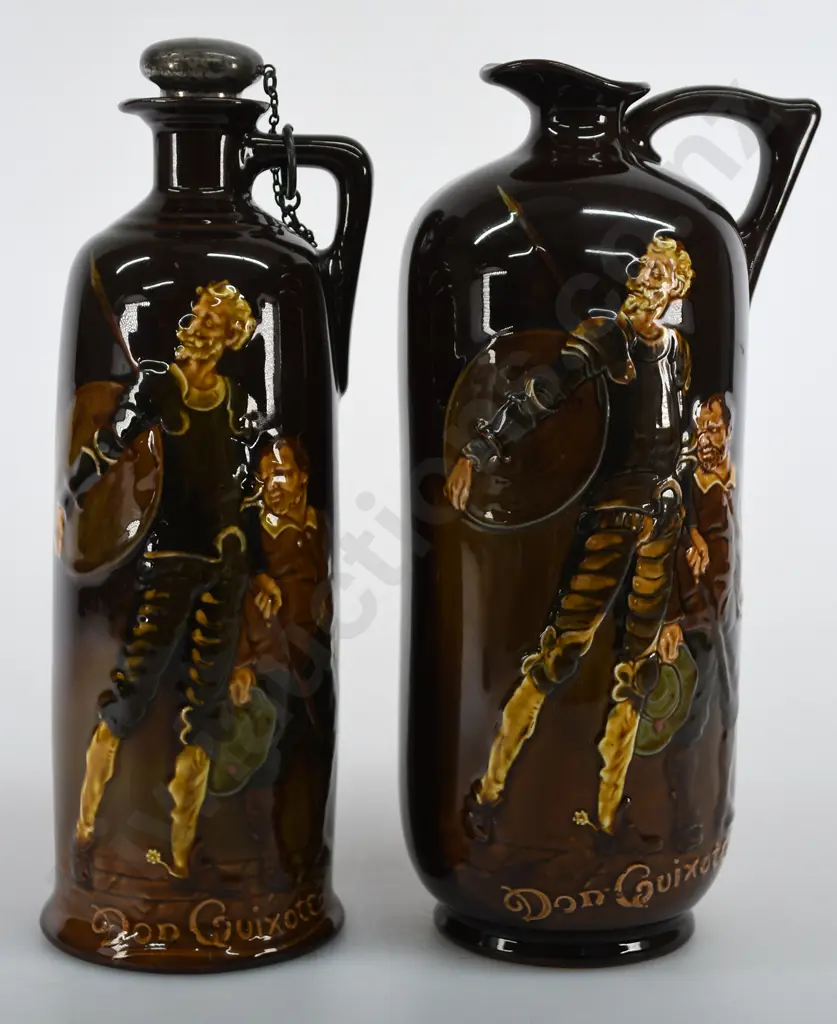 ROYAL DOULTON KINGSWARE FLASK DON QUIXOTE Image 1++
