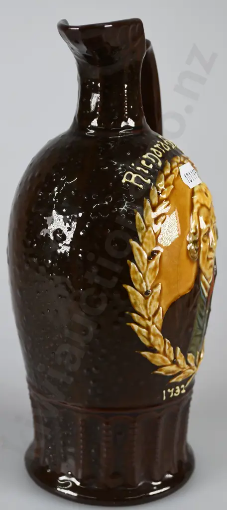 ROYAL DOULTON KINGSWARE FLASK RICHARD ARKWRIGHT Image 1++
