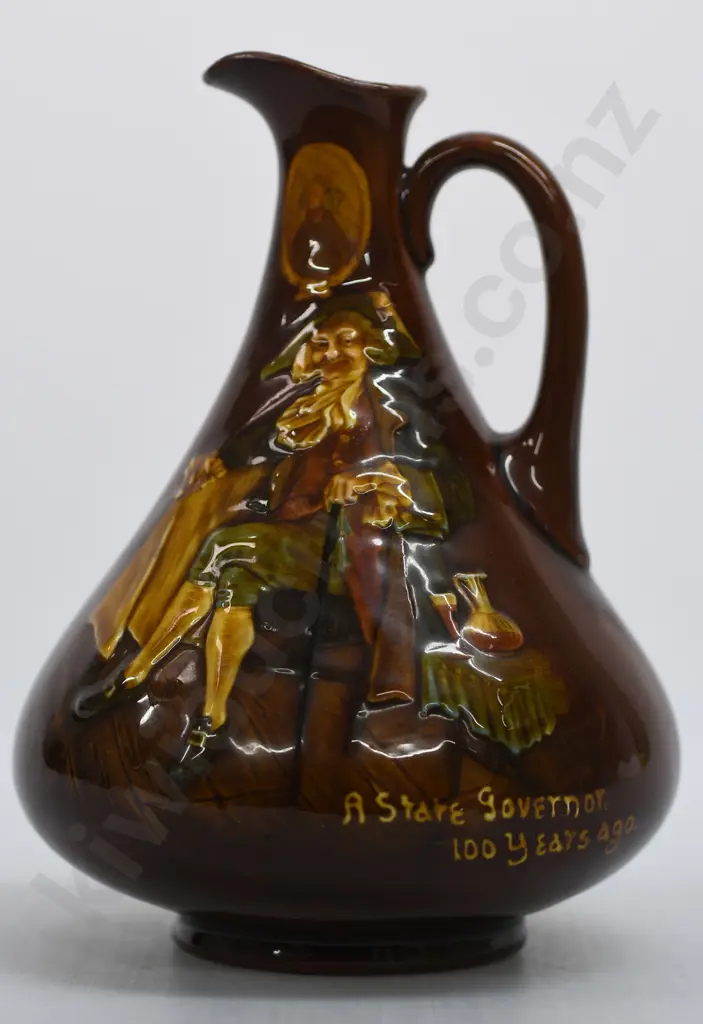 ROYAL DOULTON KINGSWARE FLASK STATE GOVERNOR Image 1++