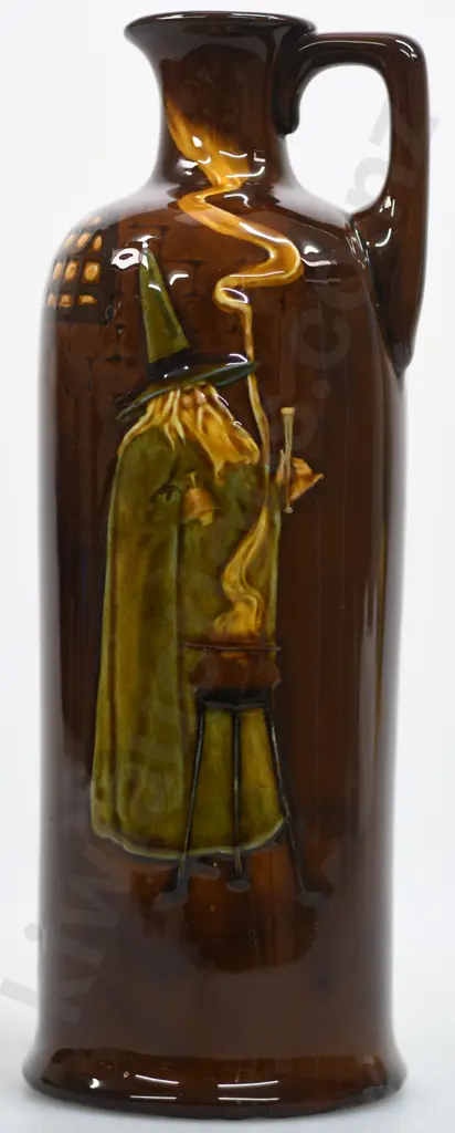 ROYAL DOULTON KINGSWARE FLASK WIZARD Image 1++