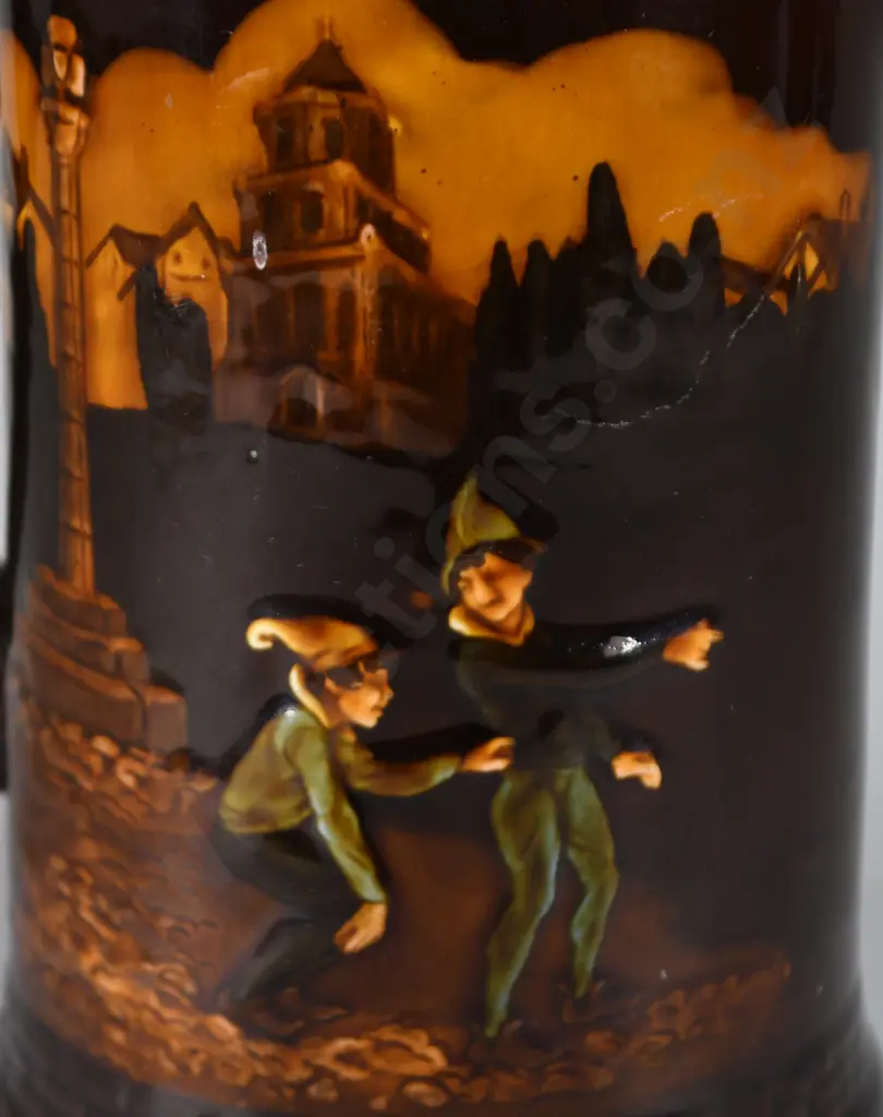 ROYAL DOULTON KINGSWARE JUG IN THE STOCKS Image 1++