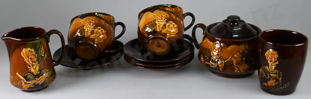 ROYAL DOULTON KINGSWARE DON QUIXOTE TEA SET Image 1++