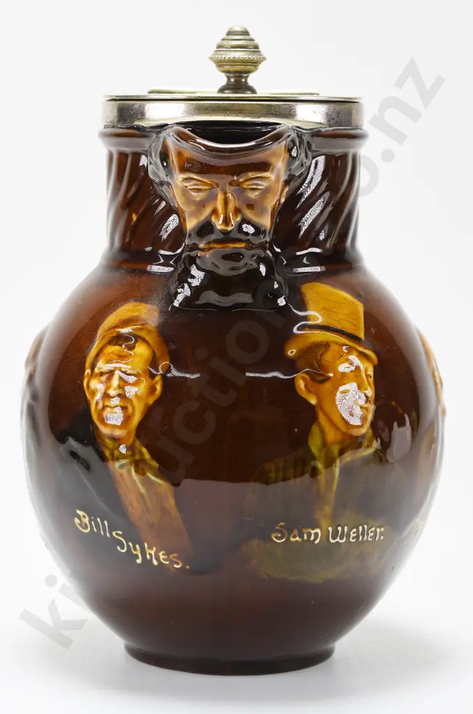 ROYAL DOULTON KINGSWARE LIDDED JUG DICKENS Image 1++