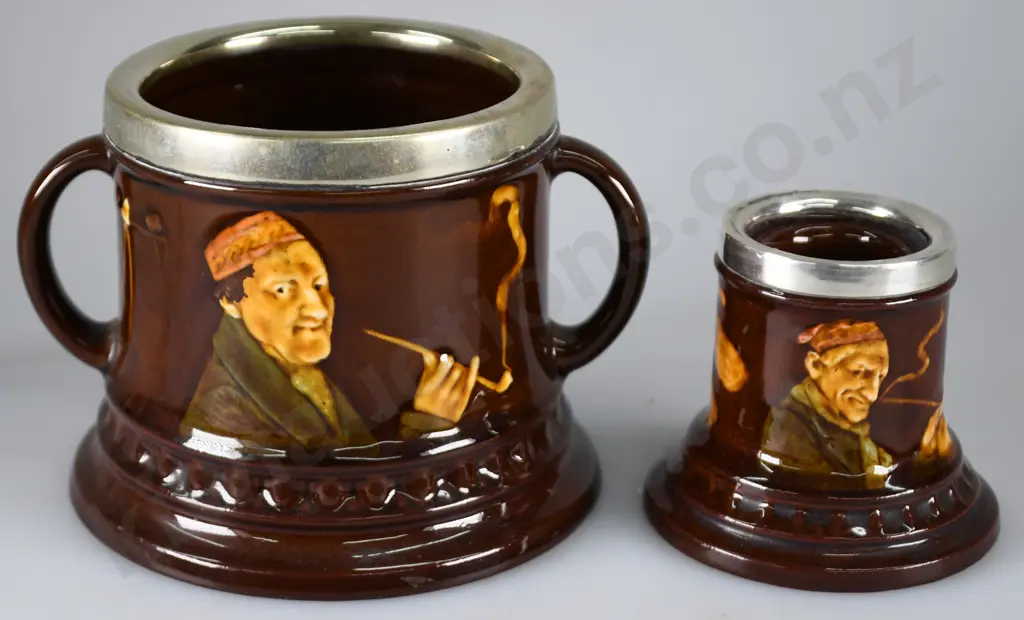 ROYAL DOULTON KINGSWARE VESTA HOLDER / TOBACCO JAR Image 1++