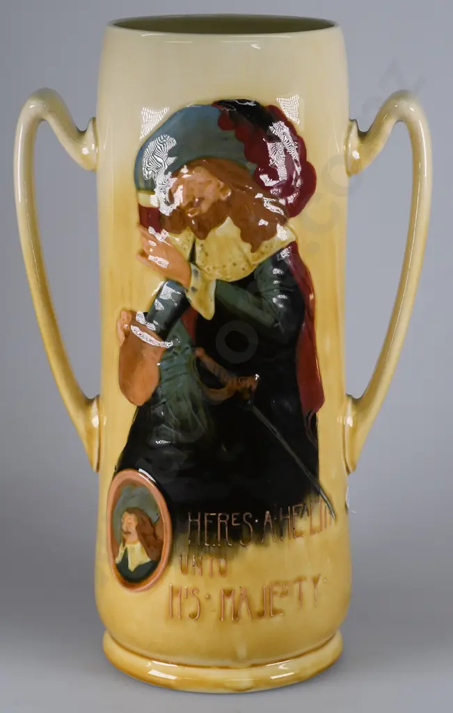 ROYAL DOULTON QUEENSWARE LOVING CUP Image 1++