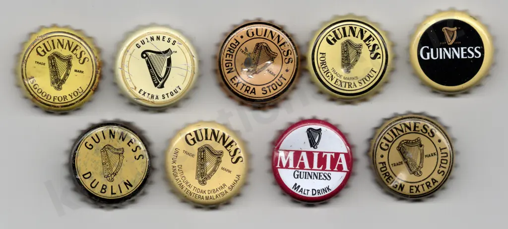 GUINNESS BOTTLE CAPS Image 1++
