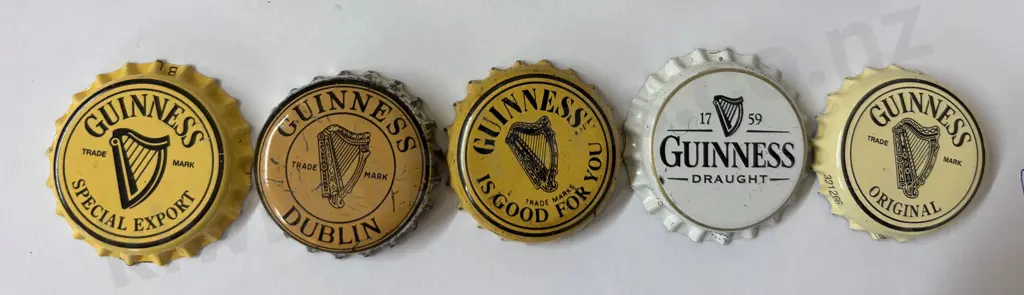 GUINNESS BOTTLE CAPS 20 DIFFERENT Image 1++