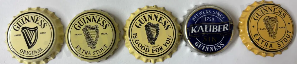 GUINNESS BOTTLE CAPS 20 DIFFERENT Image 1++