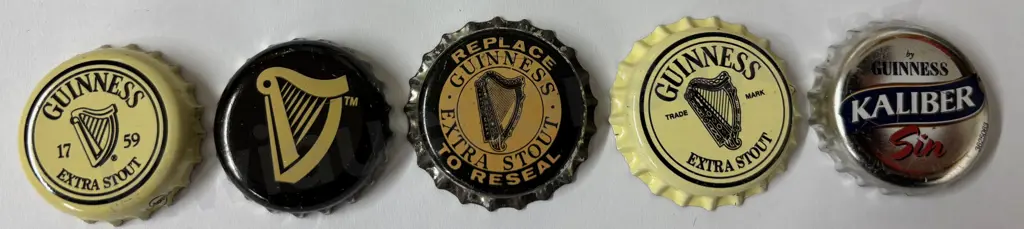 GUINNESS BOTTLE CAPS 20 DIFFERENT Image 1++