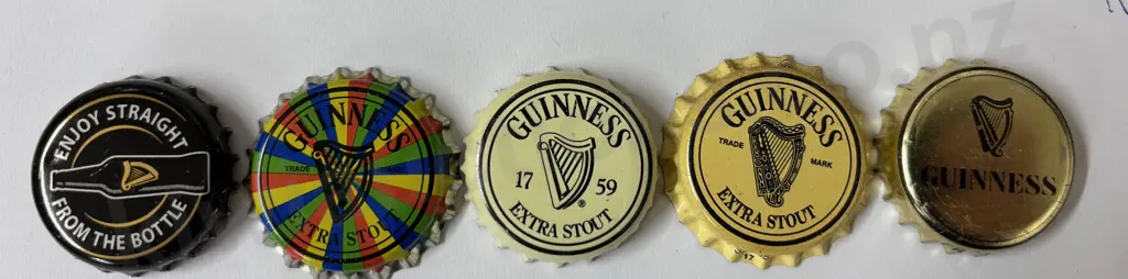 GUINNESS BOTTLE CAPS 20 DIFFERENT Image 1++