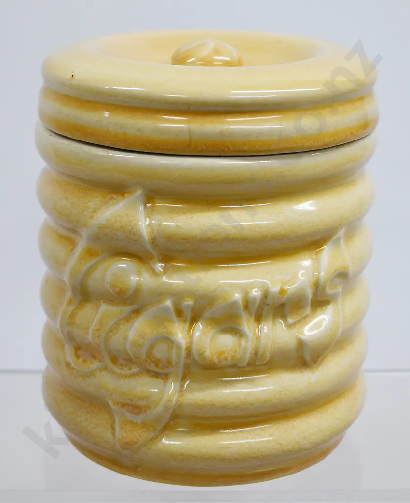 CROWN LYNN CIGARS JAR Image 1++