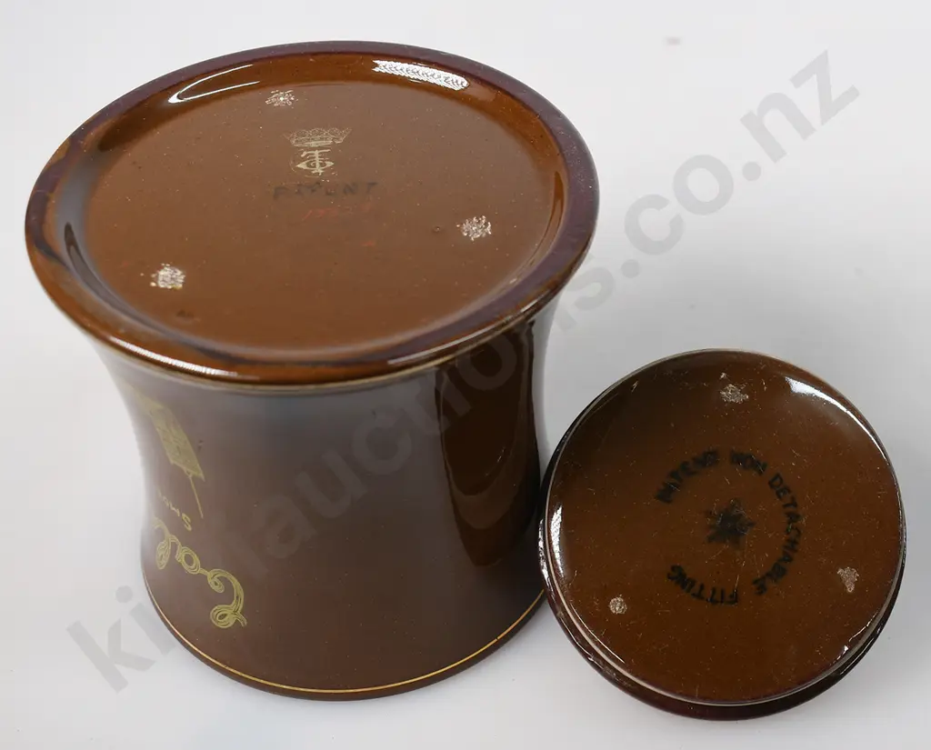 CALUMET LIDDED TOBACCO JARS Image 1++