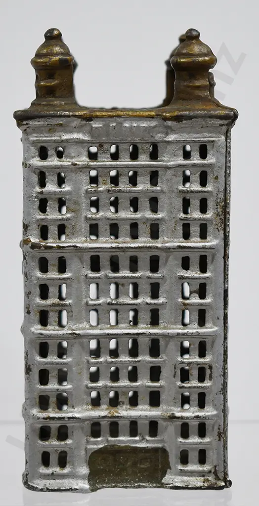 CAST IRON SKYSCRAPER MONEY BANK Image 1++