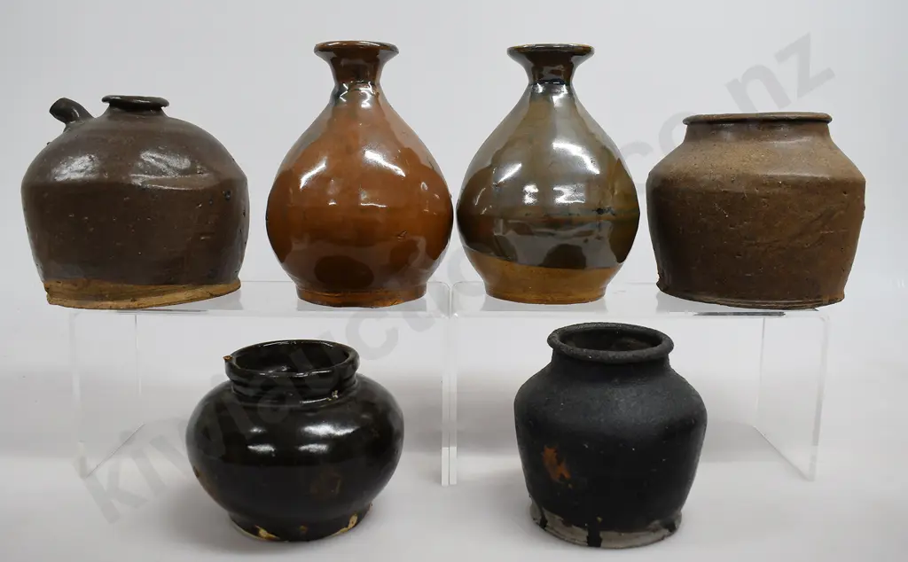 ASSORTED CHINESE FOOD POTS, TIGER WHISKIES, SOY Image 1++